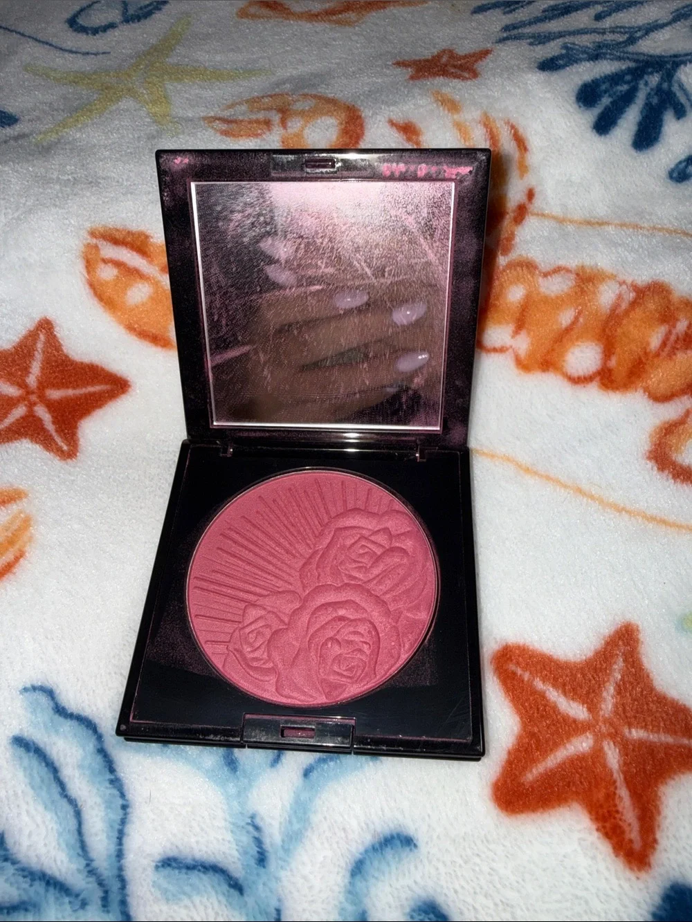 Pat McGrath Black and Gold Compact Case
